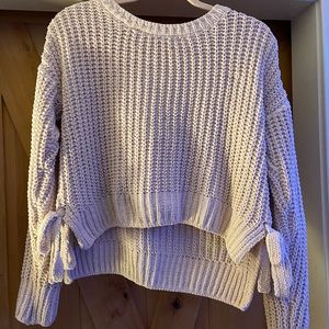 Light Pink Crop Sweater